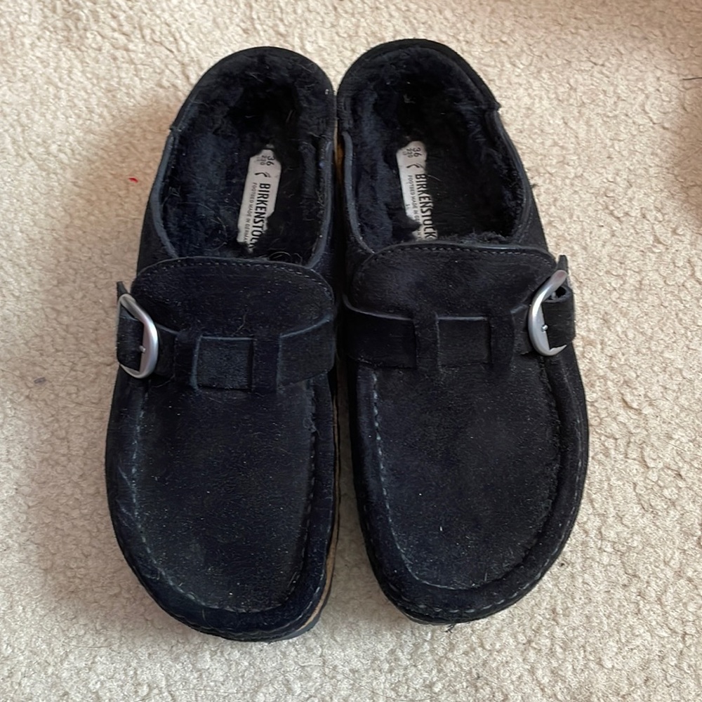 Birkenstock Buckley shearling clogs